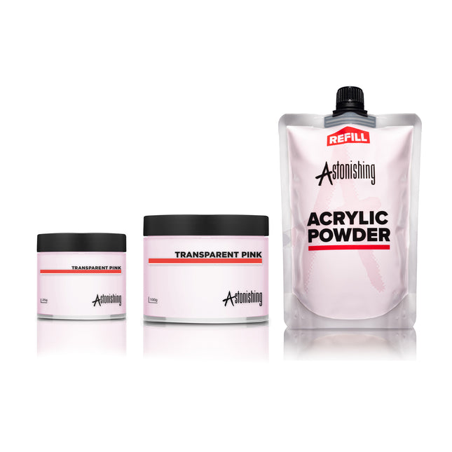 Acrylic Powder Acrylpoeder Transparant Pink