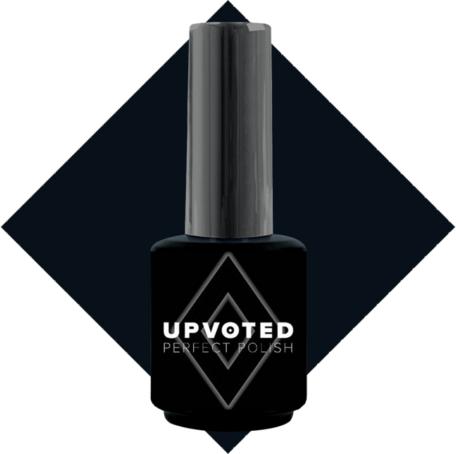 UPVOTED Soak Off Gel Polish #183 Black Ink (15ml)