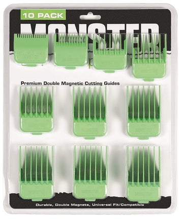 Monster Clippers Premium Dubbel Magnetische Opzetkammen Groen