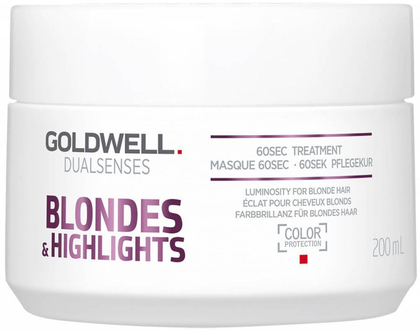 Goldwell DualSenses Blondes & HighLights Haarmasker 60Sec Treatment 