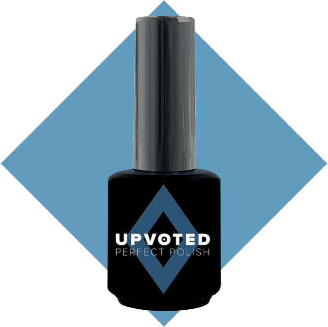 UPVOTED Soak Off Gel Polish #185 Quizzical Denim (15ml)