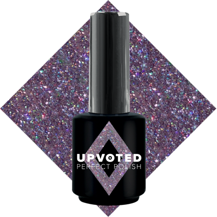 UPVOTED Soak Off Gel Polish #196 Sparkle by Night (15ml)