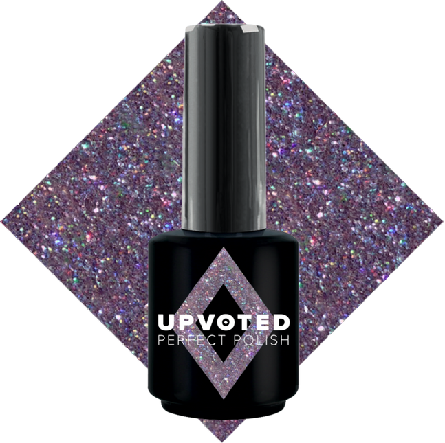 UPVOTED Soak Off Gel Polish #196 Sparkle by Night (15ml)