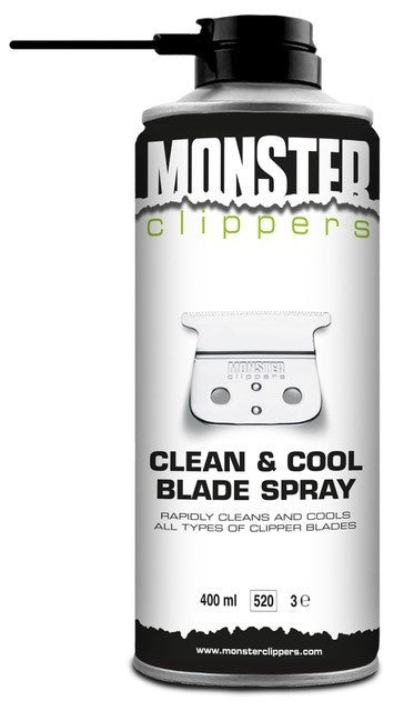 Monster Clippers Clean & Cool Blade Spray (400ml)