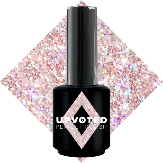 UPVOTED Soak Off Gel Polish #188 Glitter Sweet (15ml)