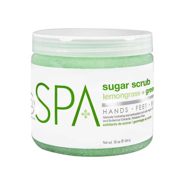 Lemongrass + Green Tea Sugar Scrub