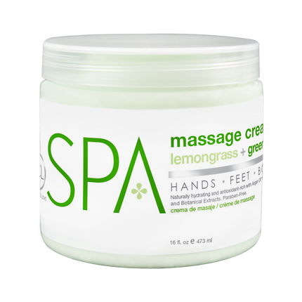 Lemongrass + Green Tea Massage Cream