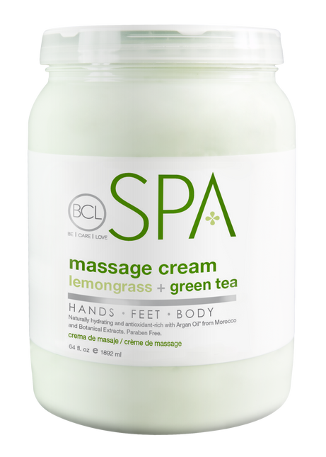 Lemongrass + Green Tea Massage Cream