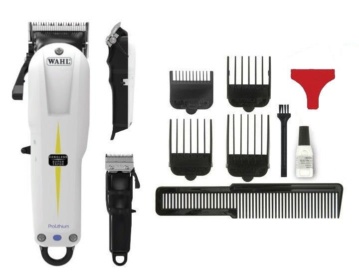 Wahl Super Taper Cordless Tondeuse + Monster Clippers Clean & Cool Blade Spray & Olie