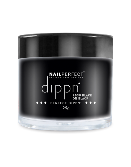 Dippn Powder Acrylpoeder #038 Black on Black (25 Gram)