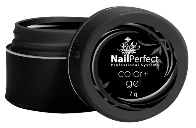 Color+ Gel Black - Gepigmenteerde Nagelgel (7 Gram)