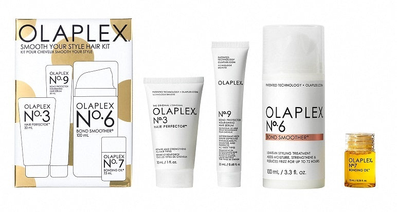 Olaplex Set Holiday Kit Smooth Your Style (No.3+No.6+No.7+No.9)