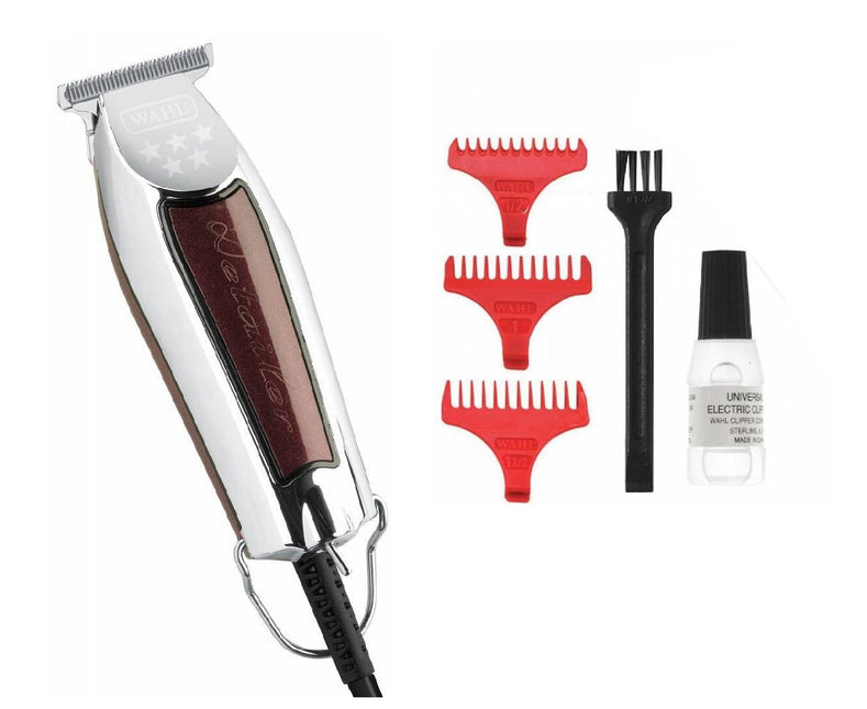 Wahl Detailer Trimmer T-Wide 38mm + Monster Clippers Clean & Cool Blade Spray & Olie