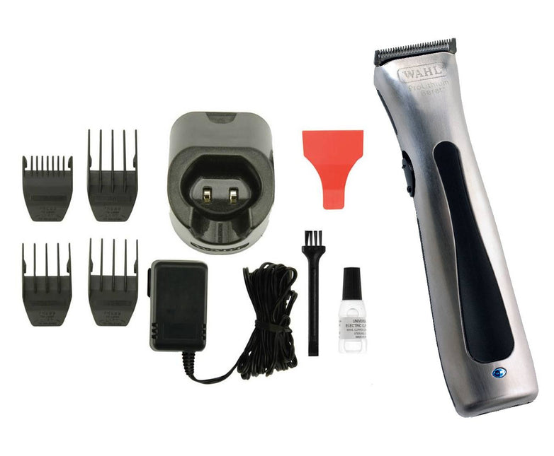 Wahl Beret Trimmer Chroom + Monster Clippers Clean & Cool Blade Spray & Olie